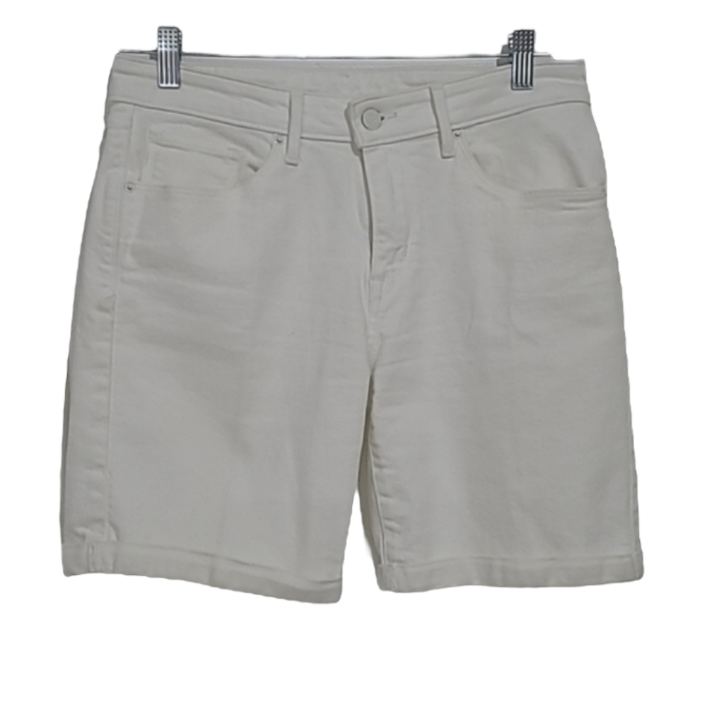 Levi's 7" White Denim Shorts